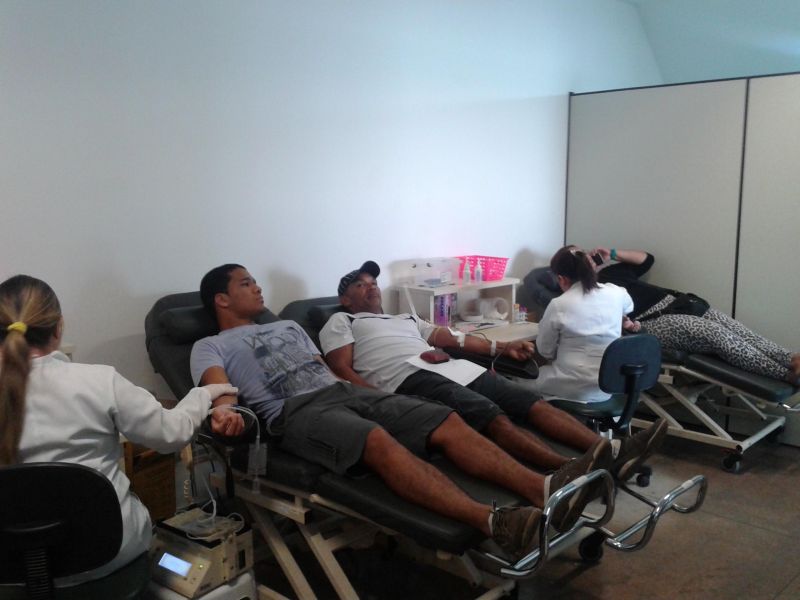 notícia: Igreja evangélica mobiliza comunidade para doar sangue na Estação Castanheira