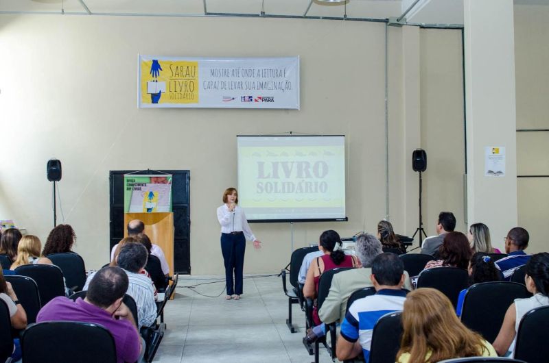 notícia: Imprensa Oficial lança Sarau e Campanha do projeto Livro Solidário