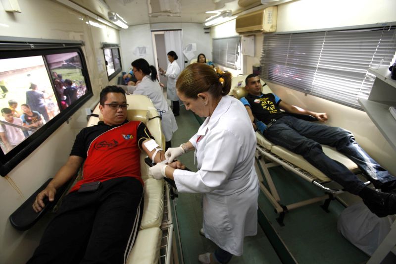 notícia: Hemopa recebe apoio do Projeto Vida por Vidas na doação de sangue