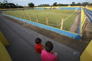 notícia: Governo inaugura Estádio Municipal de Santa Bárbara