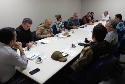 galeria: Órgãos da Segurança Pública participam de reunião no Centro de Governo do Baixo Amazonas