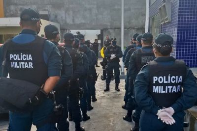 galeria: Como medida de enfrentamento do Estado à Covid-19, PM integra operação que coíbe manifestações