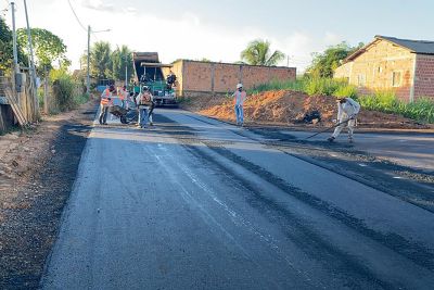 notícia: 'Asfalto por todo Pará' conclui obras de pavimentação em Parauapebas