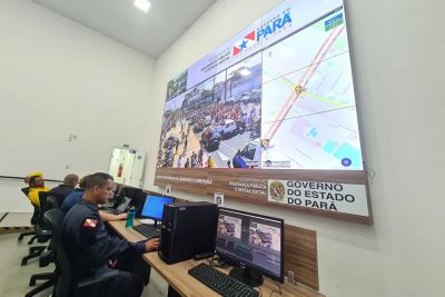 notícia: Centro Integrado de Comando e Controle monitora Traslado para Ananindeua
