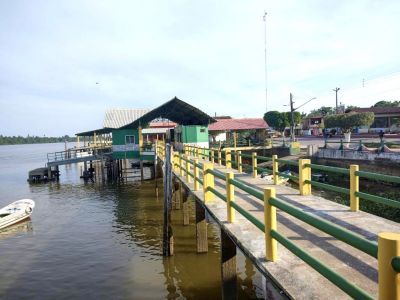 notícia: Terminal Hidroviário de Muaná, no arquipélago do Marajó, segue em fase de acabamento 