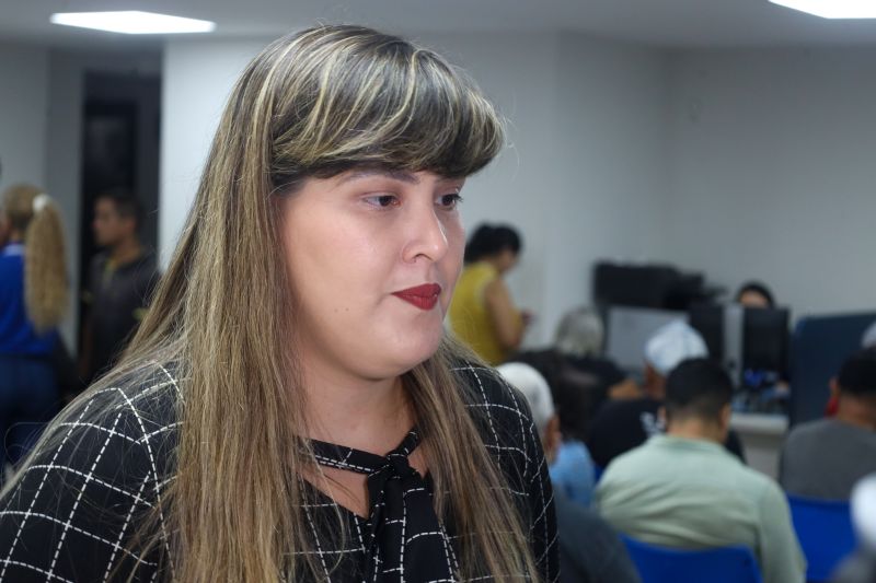 Diana Mainieri, diretora em exercício do Procon Pará <div class='credito_fotos'>Foto: Bruno Cecim / Ag.Pará &nbsp;&nbsp;|&nbsp;&nbsp; <a href='/midias/2024/originais/18499_b1852ffd-4549-5747-81b8-0cc7a566d272.jpg' download><i class='fa-solid fa-download'></i> Download</a></div>