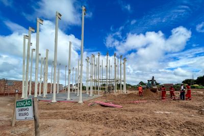 notícia: Obras de fundação da Usina da Paz de Marabá estão 100% concluídas