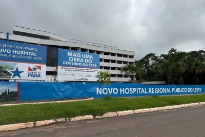 notícia: Obras do novo Hospital Regional Público do Leste avançam em Paragominas