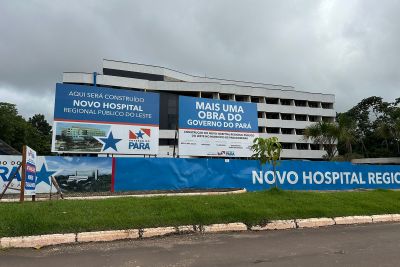 notícia: Obras do novo Hospital Regional Público do Leste avançam em Paragominas