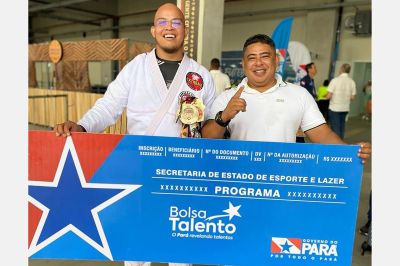 notícia: Atleta do 'Bolsa Talento' conquista medalha em competição internacional de jiu-jitsu