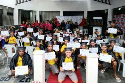 notícia: Trinta internos da Unidade de Mosqueiro concluem curso de Eletricista Veicular Básico