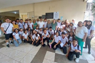 notícia: 'Dinheiro na Escola Paraense' assegura melhorias estruturais nas unidades do Estado