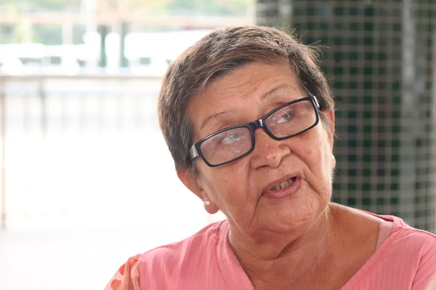 Selma de Nazaré Maia Pinheiro - doméstica e aposentada <div class='credito_fotos'>Foto: Bruno Cecim / Ag.Pará   |   <a href='/midias/2025/originais/20251129175655-GF00025736-F00473355.jpg' download><i class='fa-solid fa-download'></i> Download</a></div>