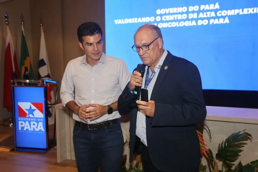 Apresentação de resultados do hospital feito pelo Diretor Geral Heraldo Pedreira 