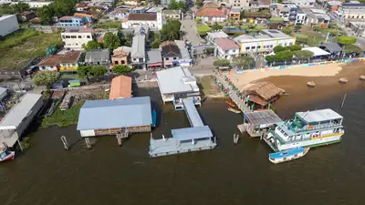 galeria: Agenda do Governo do Estado : Entrega da Feira do Açaí e da Farinha e Terminal Hidroviário de Oeiras do Pará