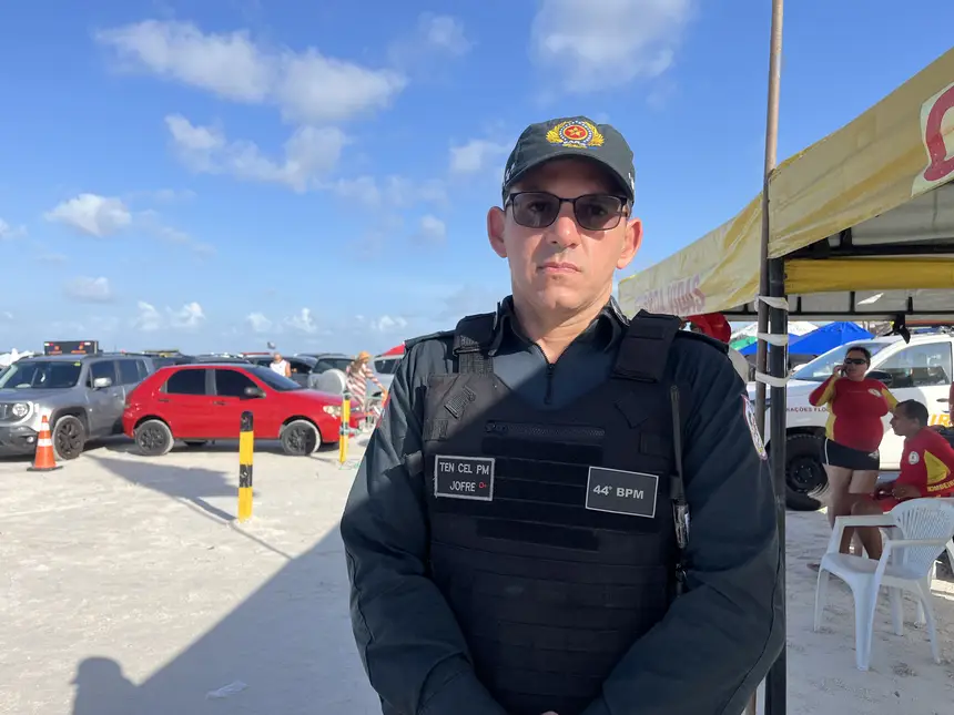 Tenente Cel PM Jofre, comandando do 44º BPM 