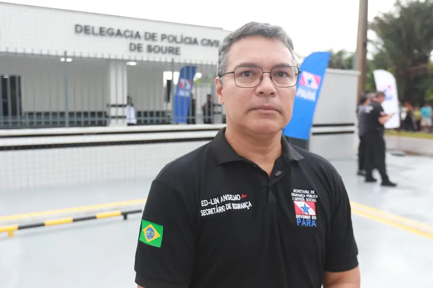 Ed-Lin Anselmo, Sec de Segurança <div class='credito_fotos'>Foto: Marcelo Lelis / Ag. Pará &nbsp;&nbsp;|&nbsp;&nbsp; <a href='/midias/2026/originais/20260430112414-GF00026981-F00516695.jpg' download><i class='fa-solid fa-download'></i> Download</a></div>