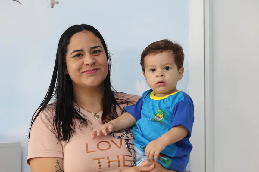 Vanessa Aviz - dona de casa, mãe do João Gabriel de 1 ano <div class='credito_fotos'>Foto: Bruno Cruz / Ag. Pará &nbsp;&nbsp;|&nbsp;&nbsp; <a href='/midias/2026/originais/20260507101236-GF00027026-F00518928.jpg' download><i class='fa-solid fa-download'></i> Download</a></div>