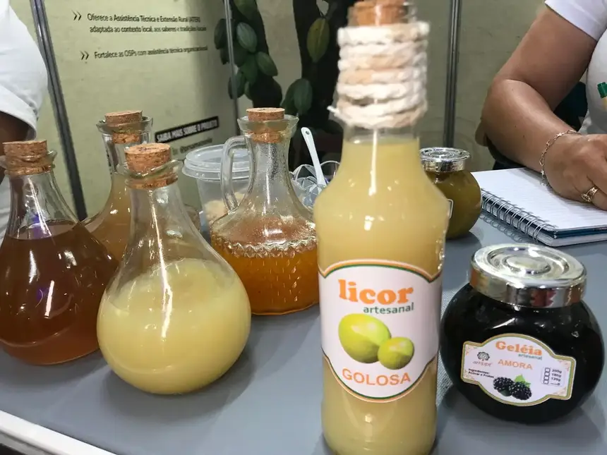 Geleias e licor estarão entre os produtos diversos que serão ofertados no evento