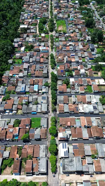 galeria: Asfalto por todo Pará - imagens de drone