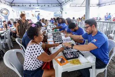 notícia: Mosqueiro recebe ação do 'Por Todas Elas' com serviços de cidadania, saúde e acolhimento a moradores