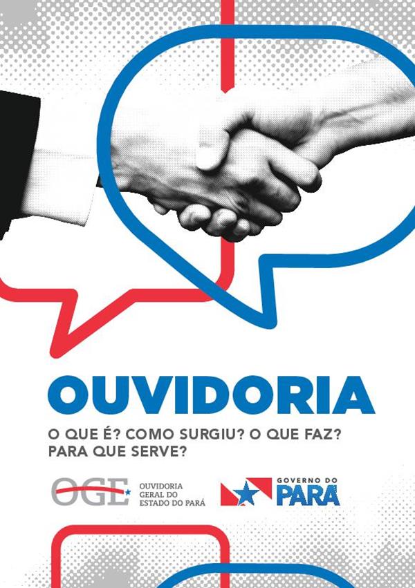 capa: Cartilha Ouvidoria Geral do Estado do Pará
