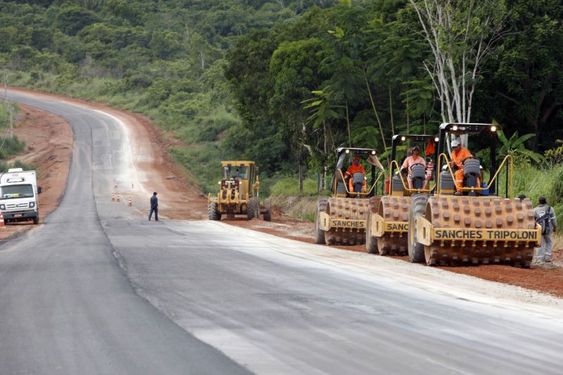 notícia: Setran executa obras de recuperação na PA-150