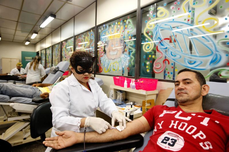 notícia: Hemopa inicia campanha de coleta de sangue do carnaval