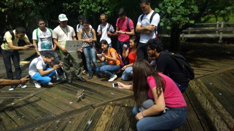 notícia: Mangal das Garças recebe calouros de Biologia em Trote Ecológico