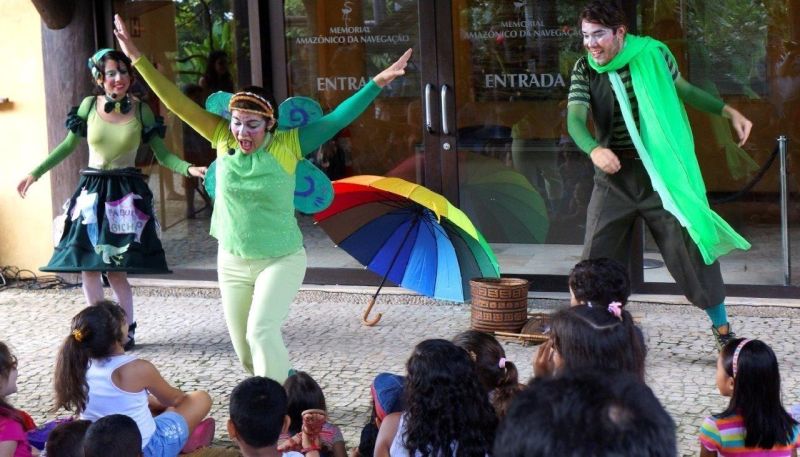 notícia: Domingo tem espetáculo teatral sobre preservação da natureza na Estação