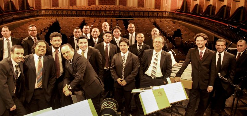notícia: Encontro de bandas anima palco do Theatro da Paz