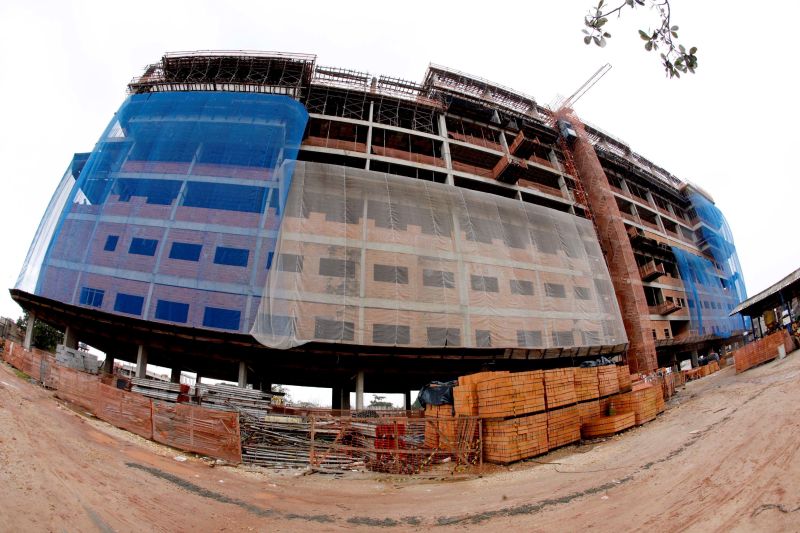 notícia: Hospital Abelardo Santos mantém atendimento de qualidade enquanto obras avançam