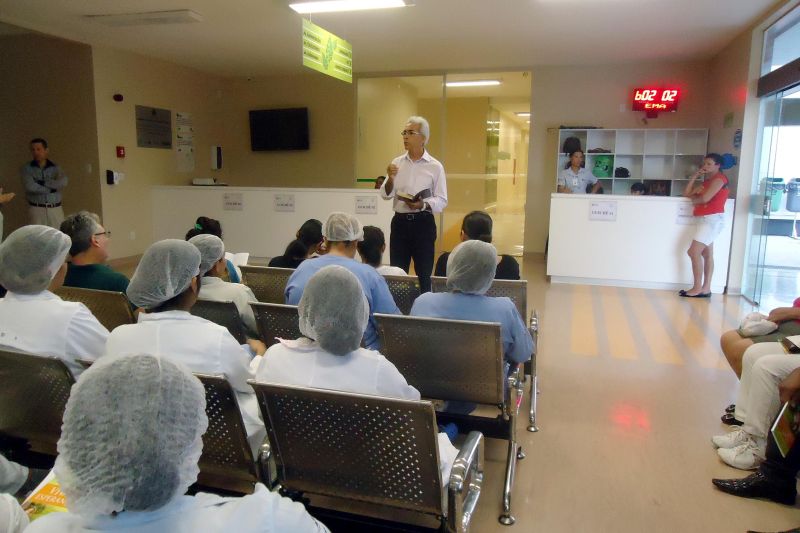 notícia: Hospital Regional do Leste promove manhã alegre com crianças