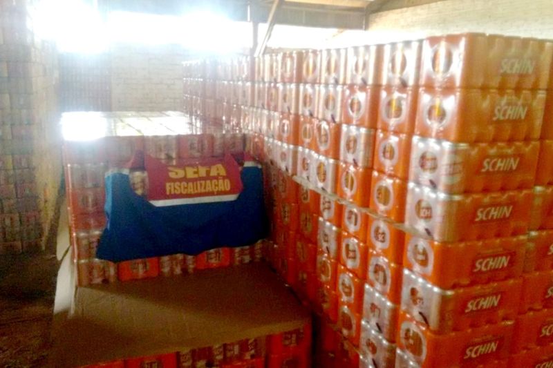 notícia: Sefa apreende 30 mil latinhas de cerveja sem documentação em Marabá