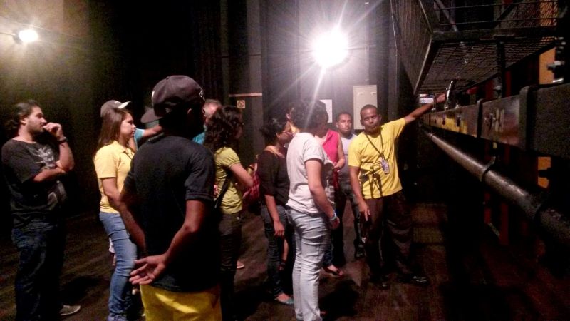 notícia: Alunos de cenografia da UFPA conhecem o Teatro Maria Sylvia Nunes