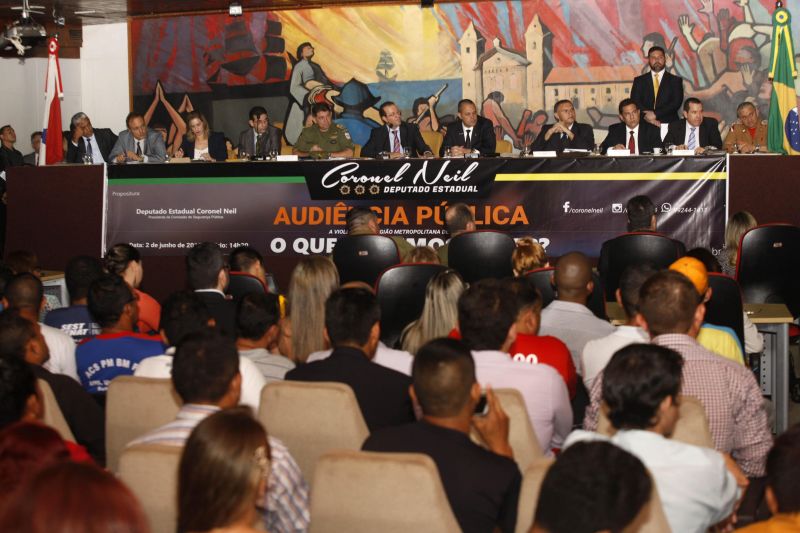 notícia: Segup discute com a comunidade ações de combate à criminalidade durante audiência pública
