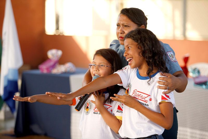 notícia: PM conclui ações do Proerd no semestre com 169 mil alunos formados