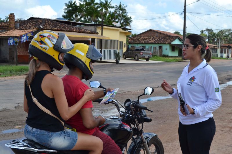 notícia: Detran segue com ações de educação e fiscalização em Bragança durante a Operação Verão