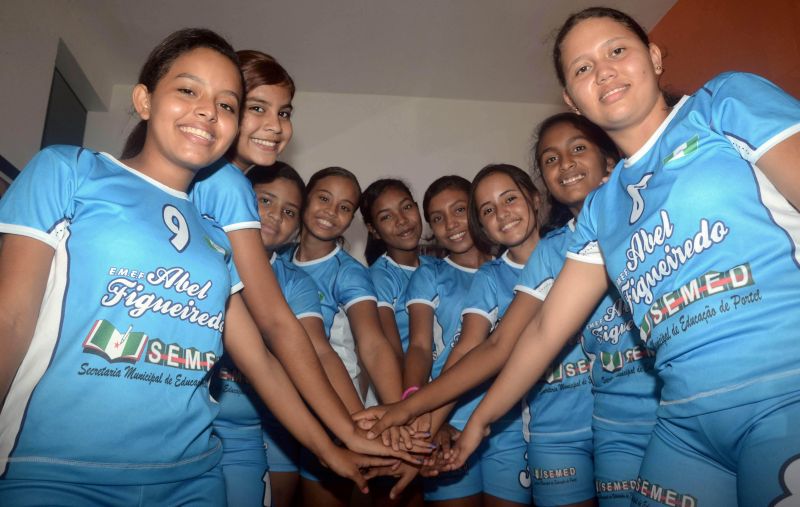 notícia: Voleibol feminino do Marajó chega a Belém com a meta de vencer o Super JEP