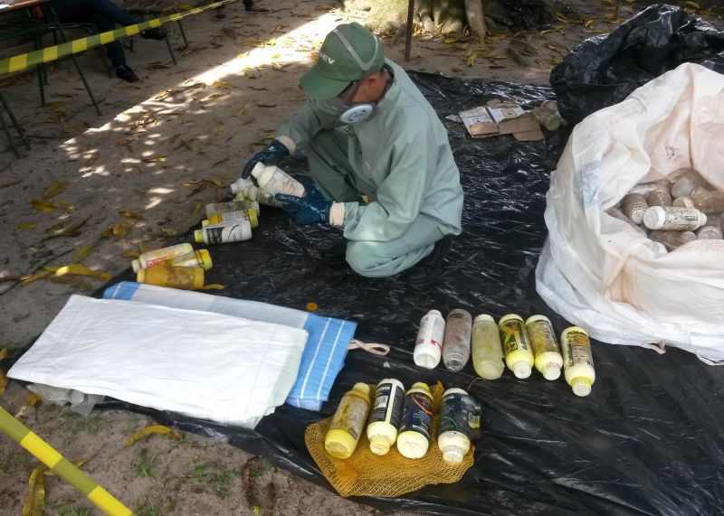 notícia: Adepará atua no recebimento itinerante de embalagens vazias de agrotóxicos em Ananindeua