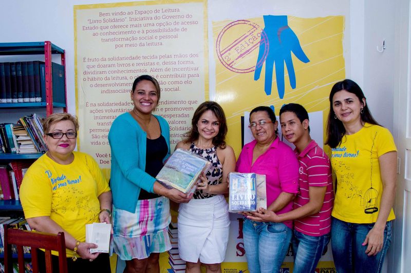 notícia: Livro Solidário visita espaços de leitura em Mosqueiro
