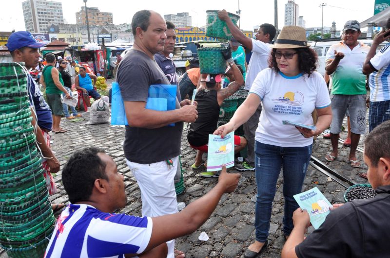 notícia: Feira do Açaí recebe Semana de Combate ao Escalpelamento