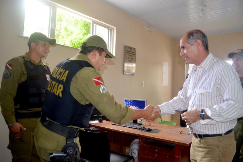 notícia: Gestores de segurança pública visitam unidades no interior do Estado