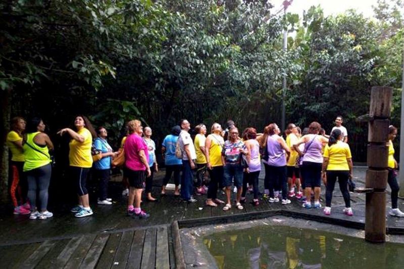 notícia: Idosas do Projeto "Vida Ativa" visitam o Mangal das Garças