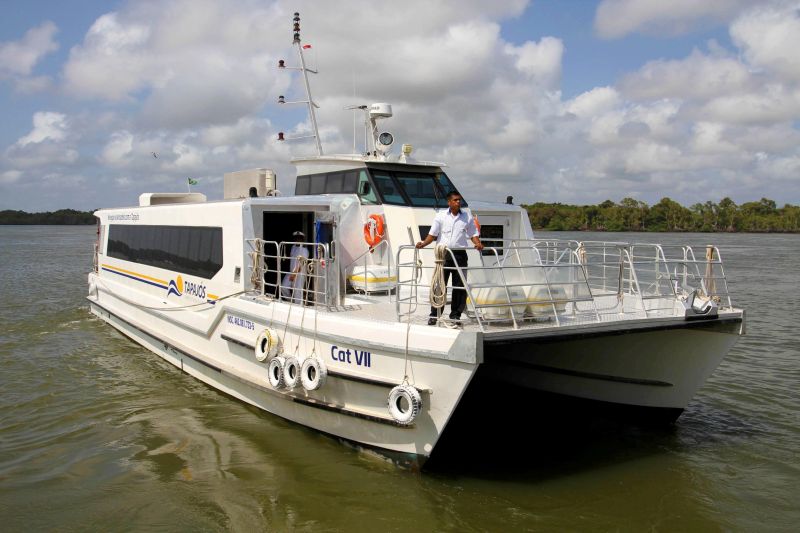 notícia: Transporte para o Marajó ganhará agilidade com viagem em lancha rápida