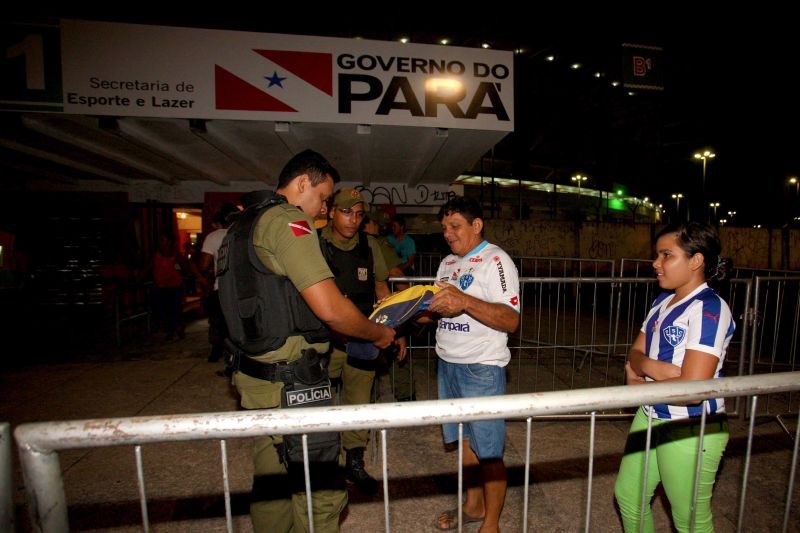 notícia: Polícia Militar garante segurança no jogo entre Paysandu e Macaé