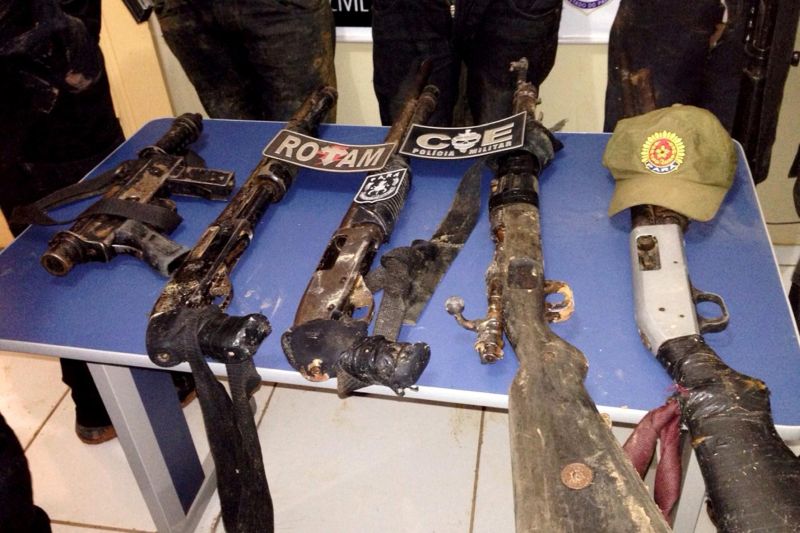 notícia: PM apreende mais de 1300 armas de fogo em 9 meses