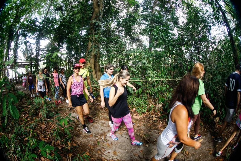 notícia: Caminhada ecológica motiva servidores da Susipe a cuidarem da saúde