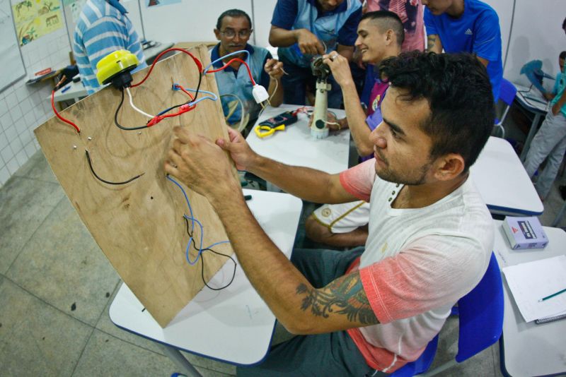 notícia: Detentos de Icoaraci são capacitados em curso de eletricidade