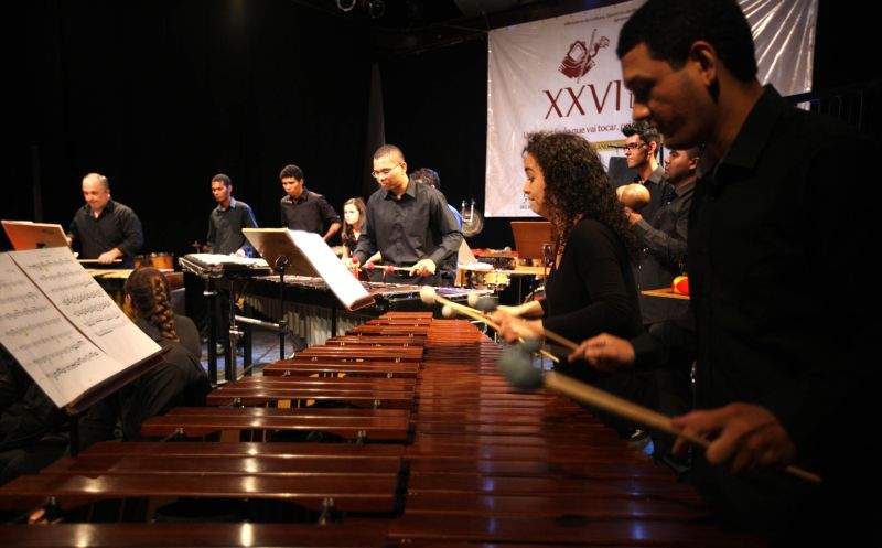 notícia: Grupo de Percussão da FCG se apresenta em São Paulo